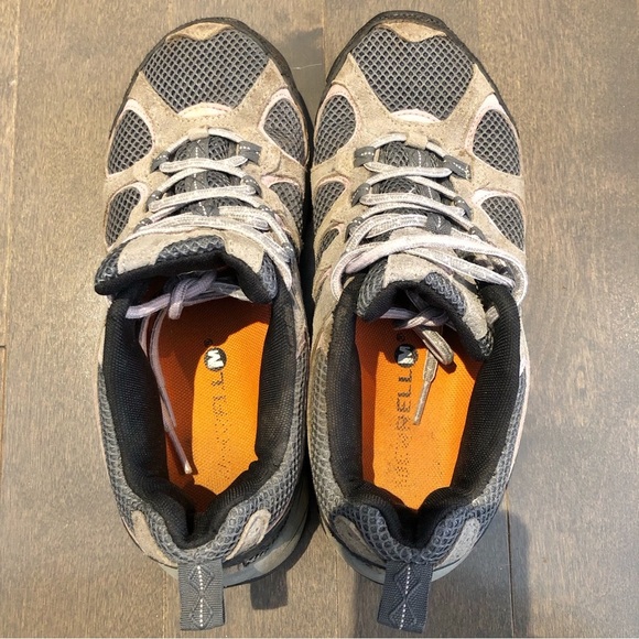 MERRELL Outdoor Hiking Grey & Pink Sneakers Trainers Winter Shoes Women US 7. - Picture 7 of 12